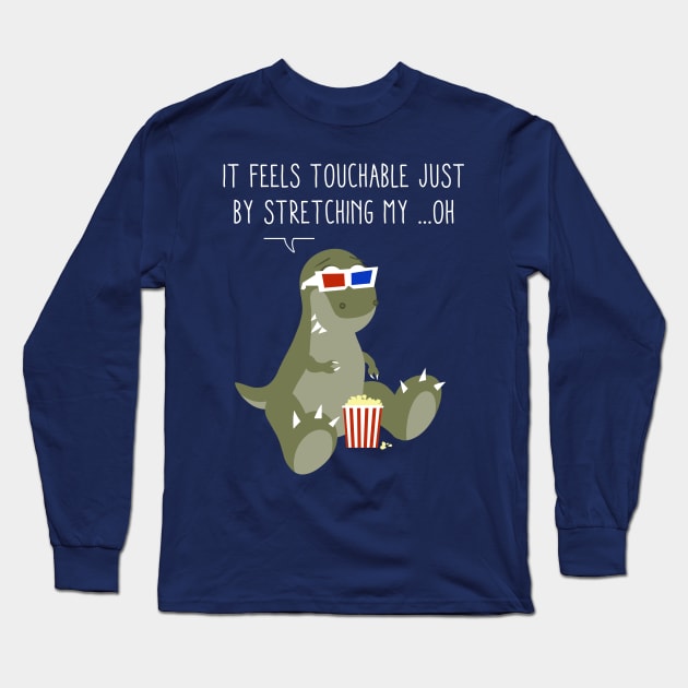 T-Rex and the 3D Long Sleeve T-Shirt by ddjvigo